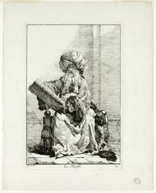 Le Moufti, plate ten from Caravanne du Sultan à la Mecque, 1748. Creator: Joseph-Marie Vien the Elder
