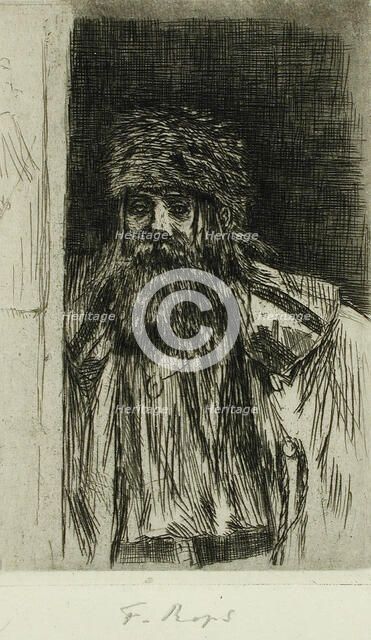 Le Moujick, 1874. Creator: Félicien Rops.