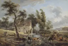 Le moulin, between 1772 and 1829. Creator: Jean-Louis Demarne