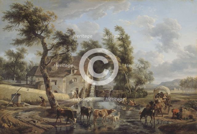 Le moulin, between 1772 and 1829. Creator: Jean-Louis Demarne.