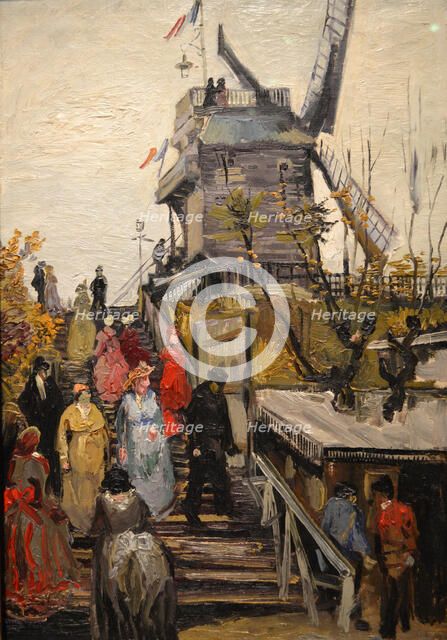 Le Moulin de Blute-Fin. Artist: Gogh, Vincent, van (1853-1890)
