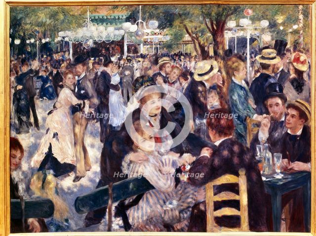 'Le Moulin de la Galette', 1876. Creator: Renoir, Pierre Auguste. (1841-1919).