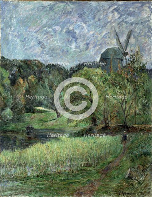 Le Moulin de la Reine dans le parc Østervold (The Queen's Mill, Østervold Park), 1885.