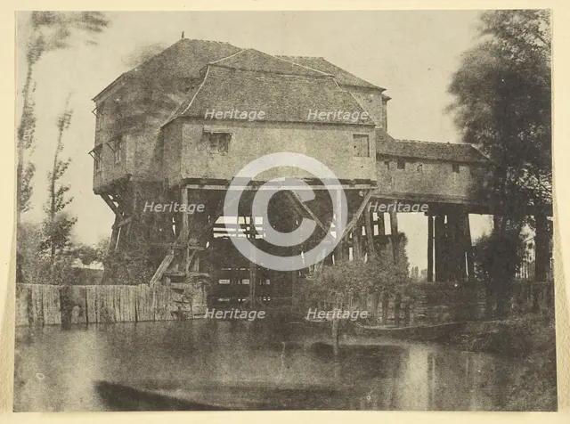 Le Moulin de Saint-Ouen, 1845, printed 1965. Creator: Hippolyte Bayard.