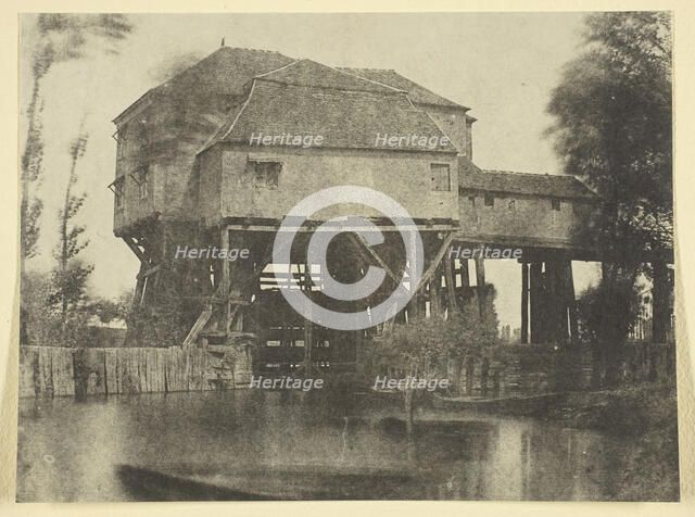 Le Moulin de Saint-Ouen, 1845, printed 1965. Creator: Hippolyte Bayard.