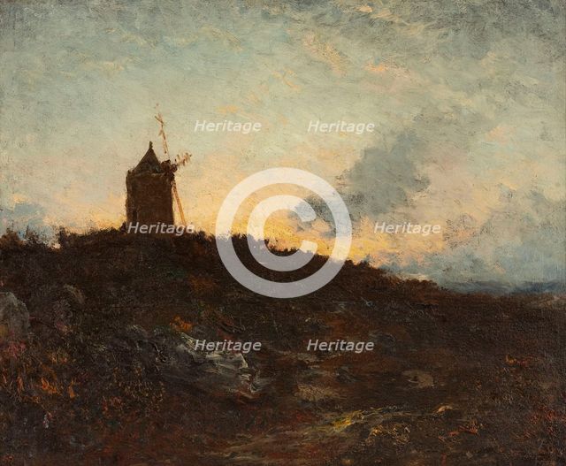 Le Moulin [environs de Martigues], c.1890. Creator: Felix Francois Georges Philibert Ziem.