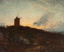 Le Moulin [environs de Martigues], c.1890. Creator: Felix Francois Georges Philibert Ziem