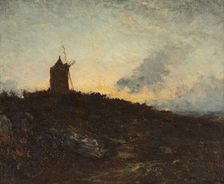 Le Moulin [environs de Martigues], c.1890. Creator: Felix Francois Georges Philibert Ziem