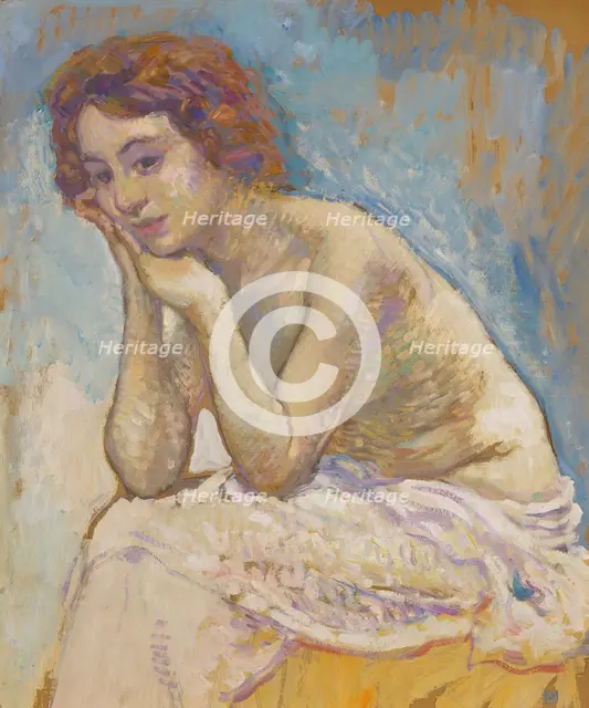 Le Modèle. Creator: Théo van Rysselberghe.