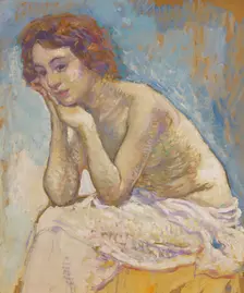 Le Modèle. Creator: Théo van Rysselberghe