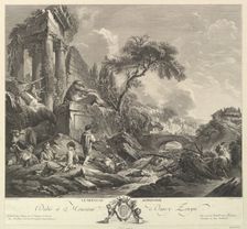 Le Moineau Apprivoisé (The Tame Sparrow), 18th century. Creator: Rene Gaillard