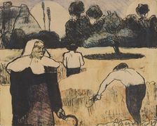 Le moissonneur (The Harvester), 1889. Creator: Emile Bernard