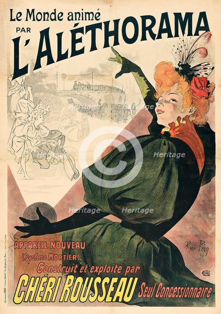 Le monde animé par l'Aléthorama, 1896. Creator: Rene Pean.