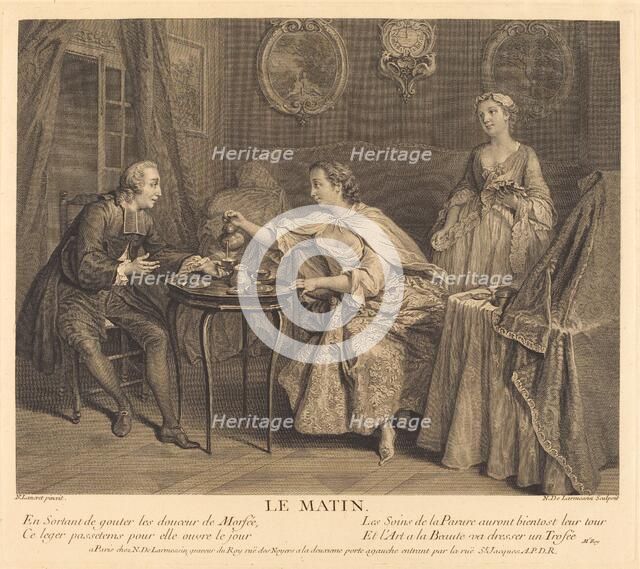 Le matin, 1741. Creator: Nicolas de Larmessin.