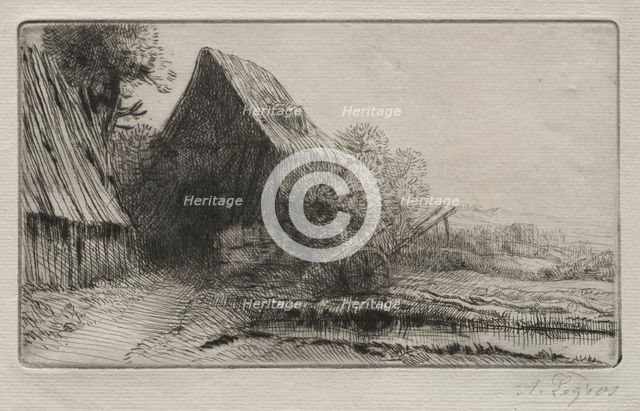 Le Maison du charron. Creator: Alphonse Legros (French, 1837-1911).