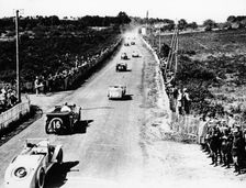 Le Mans 24 Hour race, soon after the start, France, 1928