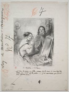 Le Manteau dArlequin: Eh bien ! Tu verra, ma fille..., 1852. Creator: Paul Gavarni (French, 1804-1866)
