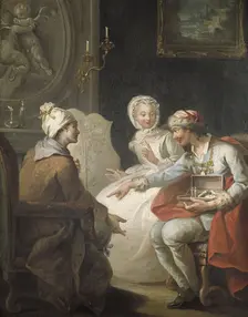 Le Marchand d'orviétan ou l'opérateur Barri, c.1743. Creator: Etienne Jeaurat