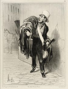 Le Marchand d'habits, 1842. Creator: Honore Daumier