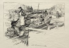 Le Marché aux Pommes, No. 1. Creator: Auguste Louis Lepère (French, 1849-1918)