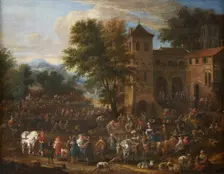 Le marché, between 1670 and 1700. Creator: Mathys Schoevaerdts