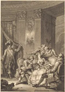 Le mari confesseur. Creator: Jean Baptiste Tilliard