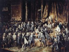 Le marquis de Deux-Brézé et Mirabeau, le 23 juin 1789, (1831). Creator: Paul Marc Joseph Chenavard