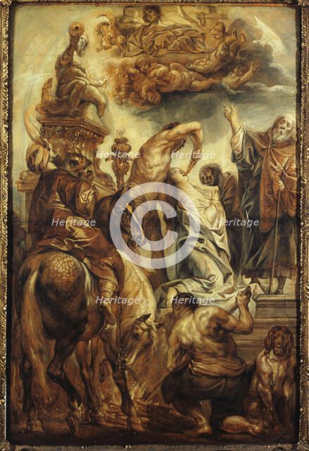Le Martyre de Sainte Apolline, after 1628. Creator: Jacob Jordaens.