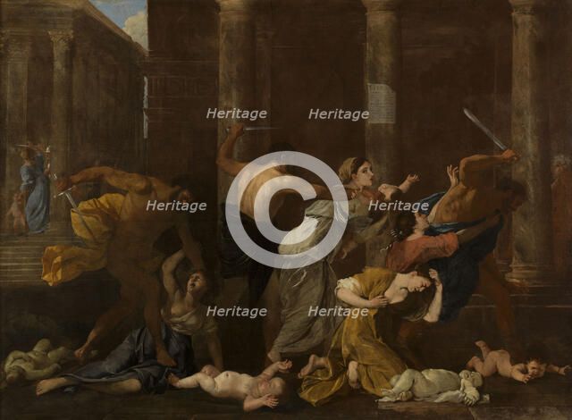Le Massacre des Innocents, between 1626 and 1627. Creator: Nicolas Poussin.
