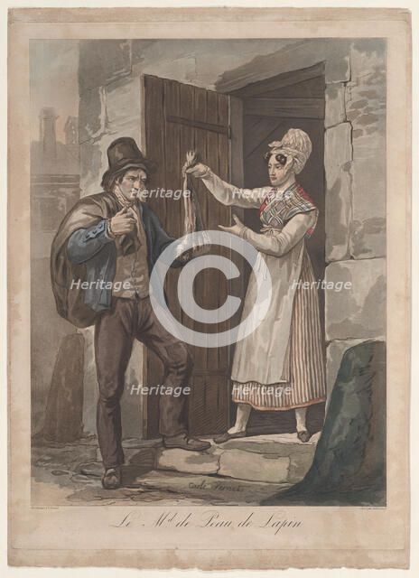 Le Md. de Peau de Lapin, 1775-1832. Creator: Philibert Louis Debucourt.