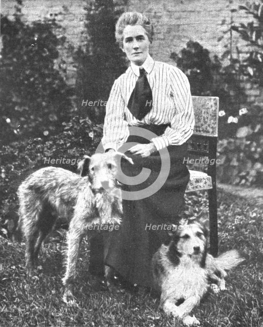 'Le Meurtre et le pillage officiels; Miss Edith Cavell, mise a mort par les Allemands..., 1915. Creator: Unknown.