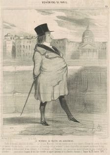 Le membre de toutes les académies, 1842. Creator: Honore Daumier