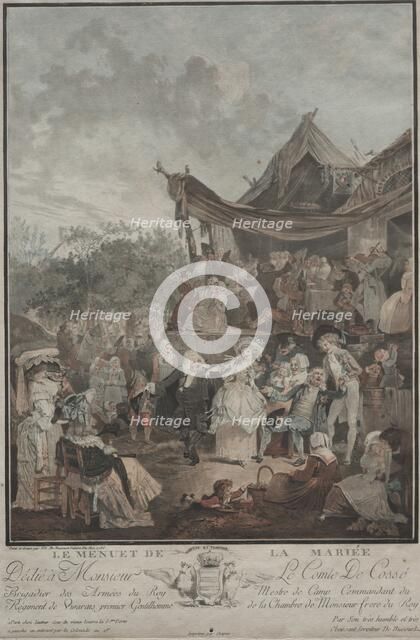 Le Menuet de la Mariée, 1786. Creator: Philibert Louis Debucourt (French, 1755-1832).