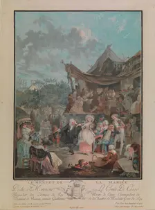 Le Menuet de la Mariée (The Bride's Minuet), 1786. Creator: Philibert Louis Debucourt