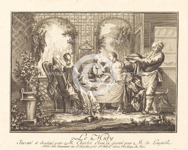 Le midi. Creators: Joseph de Longueil, Charles Eisen.