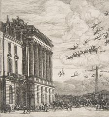 Le Ministère de la Marine (the Admiralty, Paris), 1865. Creator: Charles Meryon