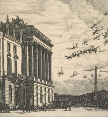 Le Ministère de la Marine (The Ministry of the Navy), 1865. Creator: Charles Meryon