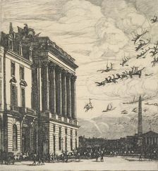 Le Ministère de la Marine (The Ministry of the Navy), 1865. Creator: Charles Meryon