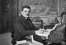 Le nouveau ministre des Travaux publics, des Transports et du Ravitaillement, M.Herriot 1916. Creator: Jean Clair-Guyot