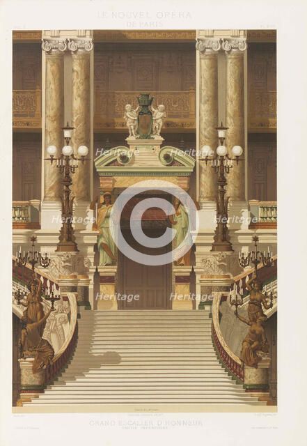 Le nouvel Opéra de Paris, 1880. Creator: Garnier, Charles (1825-1898).