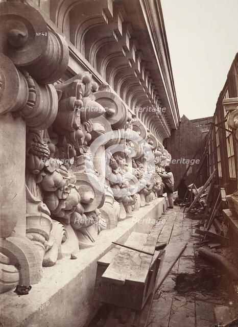 Le Nouvel Opéra de Paris (Sculpture Ornementale), 1865-72. Creator: Louis-Emile Durandelle.