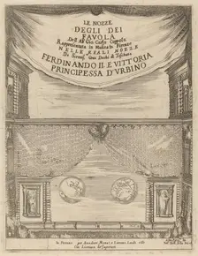 Le Nozze degli Dei: Frontispiece, 1637. Creator: Stefano della Bella