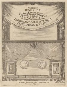 Le Nozze degli Dei: Frontispiece, 1637. Creator: Stefano della Bella