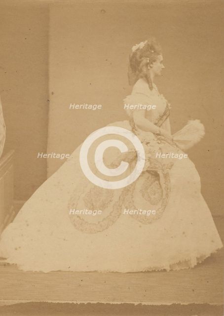 Le noeud de dentelle. "Ritrosetta", 1860s. Creator: Pierre-Louis Pierson.