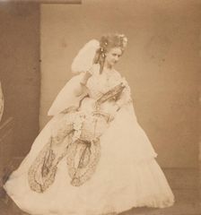 Le noeud de dentelle. "Ritrosetta", 1860s. Creator: Pierre-Louis Pierson