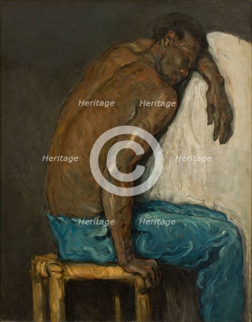 Le Noir Scipion (The Negro Scipion) , 1867-1868. Creator: Cézanne, Paul (1839-1906).