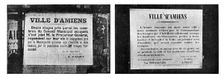 Le Nord de la France Envahi; L'ennemi choisit immediatement douze otages 1914. Creator: Unknown