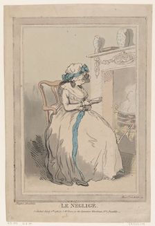 Le Négligé, March 6, 1786., March 6, 1786. Creator: Thomas Rowlandson