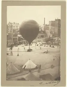 Le Neptune, Place Saint-Pierre à Montmartre, September 23, 1870. Creator: Nadar