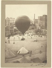 Le Neptune, Place Saint-Pierre à Montmartre, September 23, 1870. Creator: Nadar
